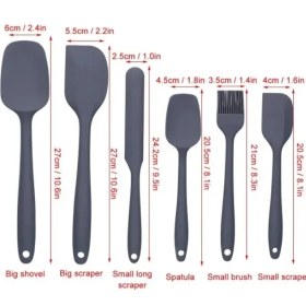 Resim Moresun Buğz Silikon Spatula ve Fırça Seti 