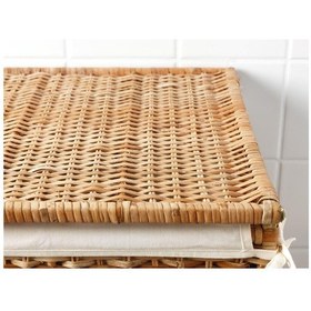 Resim Rattan Çamaşır Sepeti 80 Litre Meridyendukkan Naturel Kirli Çamaşır Sepeti Diğer 