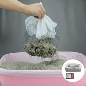 Resim 10 Adet Tekrar Kullanılabilir Kedi Dışkı Filtresi - Filtreli Ağ ile Eller Serbest Evcil Hayvan Atık Linerları, Hijyenik ve Dayanıklı Polietilen Daha Temiz Kum Kutuları, Kolay Temizlik ve Koku Kontrolü, Evcil Hayvan Atık Kumu | Eller Serbest Atık | Polietilen Ağ 