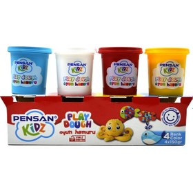 Resim Pensan Kidsz Oyun Hamuru 4 Renk 4 X 150 Gr. 