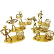 Resim Periboia Dekoratif Sarı Metal Adam Müzisyen Kalemlik 