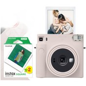 Resim Fujifilm instax SQ1 Beyaz Fotoğraf Makinesi + 20’li Kare Film 