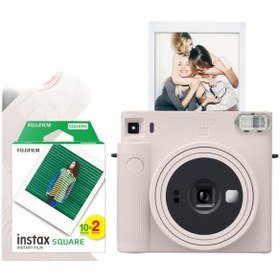 Resim Fujifilm instax SQ1 Beyaz Fotoğraf Makinesi + 20’li Kare Film 