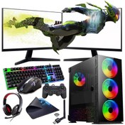 Resim I3 10100F 16GB 480GB SSD 1TB HDD 6GB GTX1660S Çift 24" Monitörlü (Gaming SET) Rogame