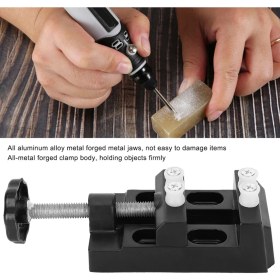 Resim Guangdong Spirit Tezgah Mengenesi Mini Alüminyum Alaşımlı Freze Sıkma Masası Sondaj Makinesi Kelepçe Araçları 