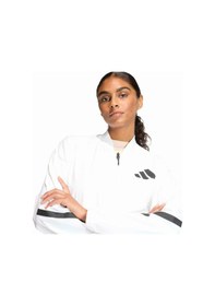 Resim Adidas Z.n.e Woven Bom Kadın Beyaz Dik Yaka Ceket Beyaz 