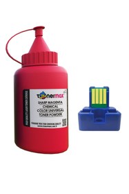 Resim tonermax Sharp MX-60GT Toner Tozu ve Çip - Kırmızı / MX-3050/3550/4050/5050 