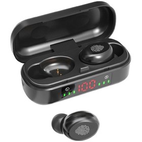 Resim Vkemall Tws Kablosuz Kulaklık V8 - Bluetooth 5.0, Hd Mikrofon, 300mah Şarj Kutusu, Sayısal Gösterge Kulaklık Modeli 