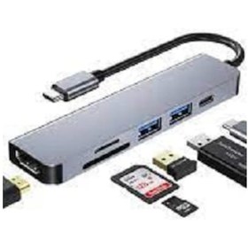 Resim Evotech Aırsky Hc-13C Type-C To 2x Usb 3.0 Sd Tf 4K Hd 1080P Hdmı 