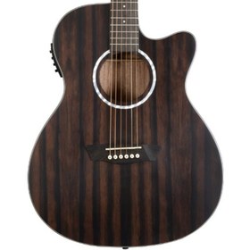 Resim Washburn DFEACE Deep Forest Ebony Ace Elektro Akustik Gitar 