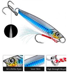 Resim Jig Yem Rapala Lures Yapay Yem 21gr.7cm Gümüş 