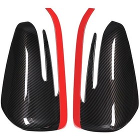 Resim Mercedes Benz A Cla Gla Glk Sınıfı W176 W117 X15 Kaiyi İçin 2 Adet Abs Yan Kapı Dikiz Aynası Kapağı Kapağı 