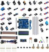 Resim Arduino 161 Parça Uno R3 Robotik Kodlama Uygulamaları Mega Başlangıç Proje Eğitim Seti 