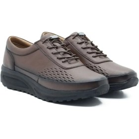 Resim Barmea 865 Kadın Kahverengi Kemik Çıkıntısı Ortopedik Topuk Dikeni Hafif Yürüyüş Ayakkabısı 