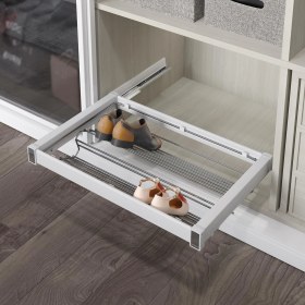 Resim Starax Alüminyum Ayakkabılık 80 cm Beyaz 