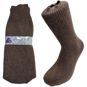 Resim Aryün Yerli Üretim Erkek Yün Wool Soket Çorap-kahve Kahverengi 