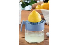 Resim MiraLive 300ML Cam Hazneli Pratik Limon Narenciye Sıkacağı KC-405 