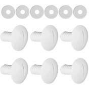 Resim 180 280 C55 Havuz Temizleyicisi İçin 6'lı Yedek Havuz Tekerleği Vidaları, Ekstra Rondelalar, C55 C-55 Yedek Parçaları 