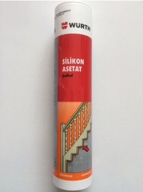 Resim colezium Würth Asetat Şeffaf Silikon Genel Amaçlı 310 ml 