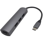 Resim Jw-331 Usb-C 3.1 Hub 4 Portlu Dock Adaptörü Tip-C Hub (547437847) 