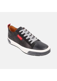Resim Marcomen 15076 Kalın Taban Deri Erkek Sneakers Ayakkabı Haki 