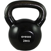 Resim Avessa 24 Kg Siyah Kettlebell Çaydanlık Dambıl 