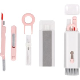 Resim Rever 7in1 Çok Amaçlı Temizlik Kiti Telefon, Ekran, Laptop, Klavye, Telefon, Kulaklık Airpods Temizleyici 