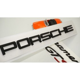 Resim Porsche Panamera Bagaj 3M 3D ABS Yazı Logo Amblem Seti 