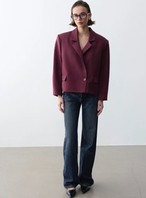 Resim Monica Blazer Ceket -Bordo - BORDO / 1 