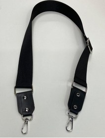 Resim Karantuhafiye Derili Palaska Askı / Polyester Palaska Askı / Palaska Sap / Polyester Çanta Sapı Siyah Siyah 