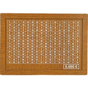 Resim Homyl Ahşap Para Kutusu El Sanatları Çocuk Erkek Kız Için 5000-euro 