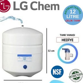 Resim Su Arıtma Cihazı 12 Litre 3.2 Galon Antibakteriyel Çelik Tank 