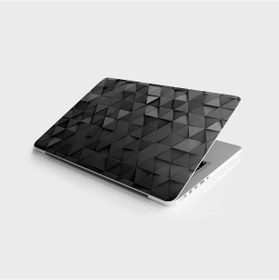 Resim Laptop Sticker Bilgisayar Notebook Pc Kaplama Etiketi Siyah Üçgen 