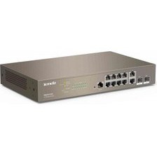 Resim 10port TEG5312F GIGABIT 2X SFP Yönetilebilir Switch Masaüstü 