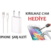 Resim Iphone Şarj Aleti + Iphone 5s Kırılmaz Cam Hediyeli Iphone Şarj Aleti + Iphone 5s Kırılmaz Cam Hediyeli