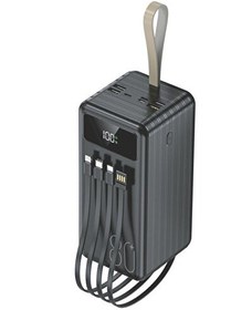 Resim Torima TRM-1080 80000 mAh Ledli 4 Çıkışlı Taşınabilir Hızlı Şarj Dijital Göstergeli Powerbank Siyah 