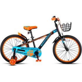 Resim Kron Bobcat - 20'' - Vitessiz - V.b. - Siyah-Mavi/turuncu KRN23-089 