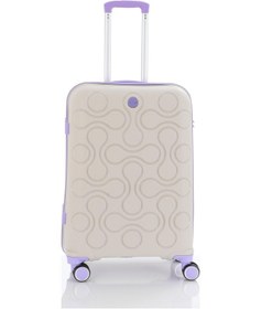Resim Mçs Polipropilen 2li Valiz Seti Büyük & Kabin V376 S23sy1000050-set 10729 Kemik - Lila 