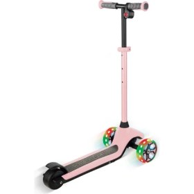 Resim Globber One K E-Motion 4 Plus Işıklı Elektrikli Scooter 80W Motor Gücü Pastel Pembe Tasarım 