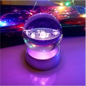 Resim Jetcom Güneş Sistemi Işıklı Cam Küre 