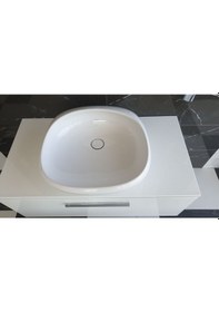 Resim Vitra 4520B403-0046 Istanbul Çanak Kare Lavabo 50 CM 