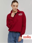 Resim Zolla Kadın Dik Yakalı Sweatshirt 256236191 Bordo 