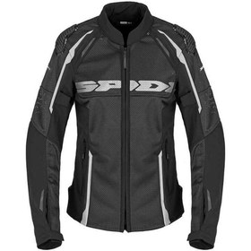 Resim Spidi RACE WARRIOR 2 NET LADY YAZLIK CEKET SİYAH BEYAZ 