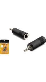 Resim S-Tech ST-737 3.5 Mm. Jack To Dişi 6.3 Mm. Çevirici 