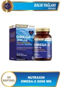 Resim Nutraxin Omega 3 2000 Mg 60 Softjel - Balık Yağı, EPA 720, DHA 480 Mg 
