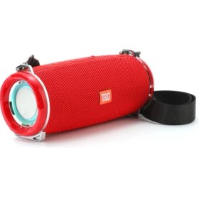 Resim T&g TG192 LED Işıklı Taşınabilir Kablosuz Bluetooth Hoparlör Kırmızı (Yurt Dışından) 