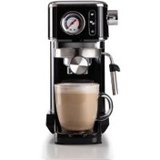 Resim Ariete Moderna Espresso Slim Kahve Makinesi Siyah 1381/12 
