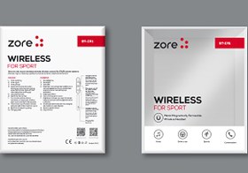 Resim Zore BT-ZR1 Siyah Bluetooth Kulaklık 