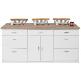Resim GC Lucky Mutfak Adası -180 Cm -atlantik Çam Tezgah Dahil 