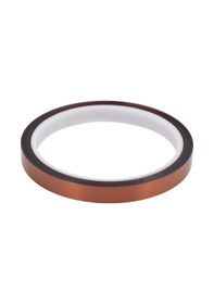 Resim Isıya Dayanıklı Yanmaz Kapton Bant 10 MM Genişlik. 33m Uzunluk 